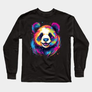 Panda Smiling Long Sleeve T-Shirt